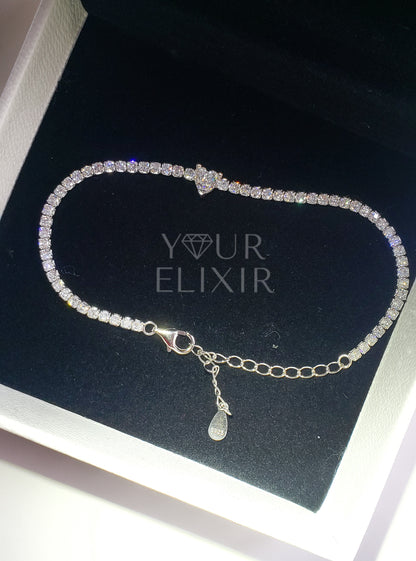 Sterling Silver My Heart Bracelet